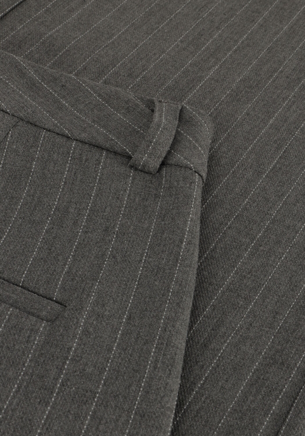 Graue SELECTED WOMEN Hose SLFMYLA HW WIDE PANT MGM STRIPE NOOS - large