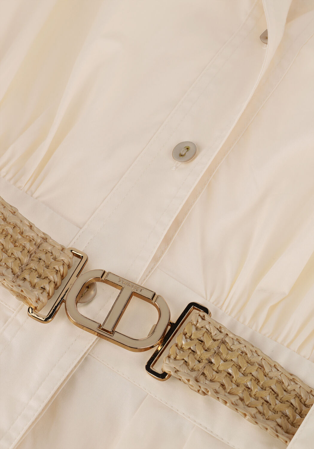 Beige TWINSET MILANO Midikleid 251TT2102 - large