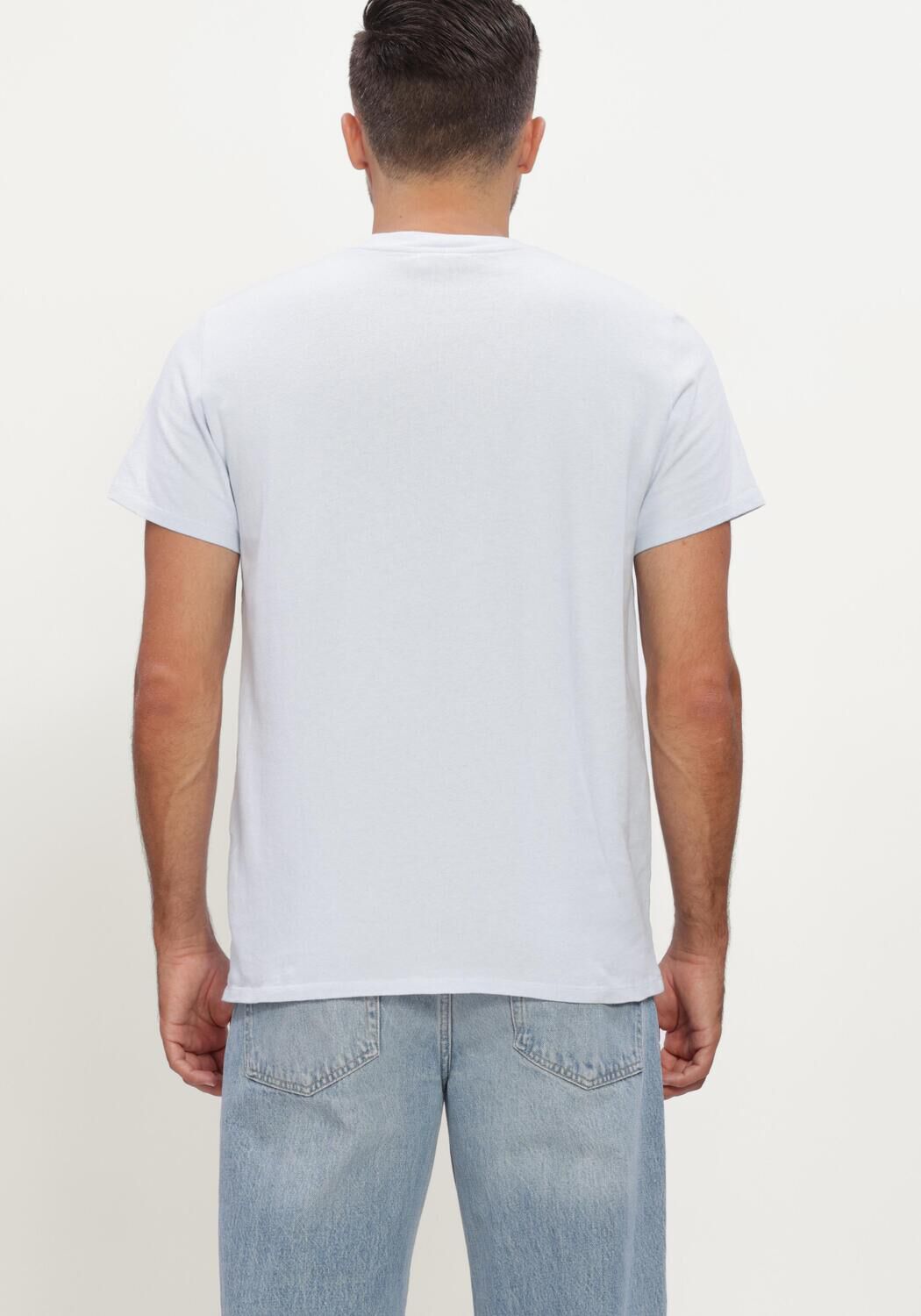 Hellblau AMERICAN VINTAGE T-shirt YKOBOW - large