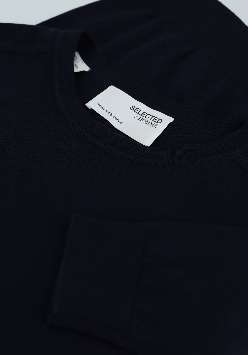 Dunkelblau SELECTED MEN Pullover SLHBERG CREW NECK NOOS - large