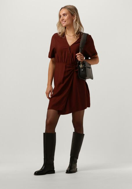 Braune ANOTHER LABEL Minikleid CIEL DRESS - large