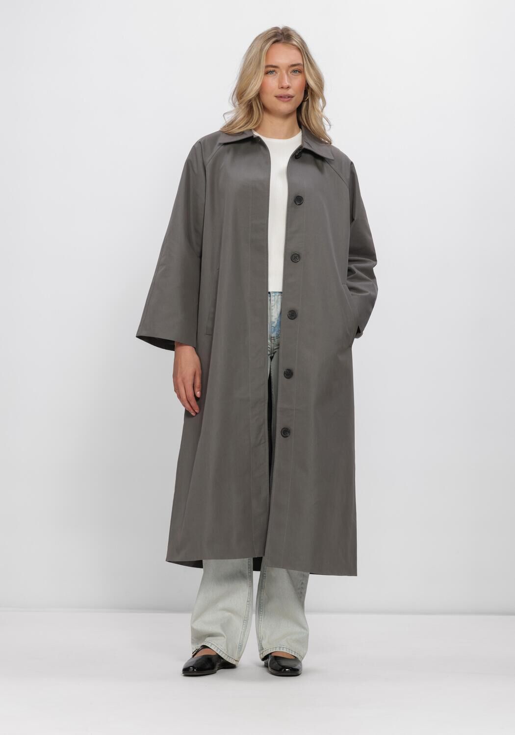 Graue ENVII Trenchcoats ENSENECA JACKET 6988 - large