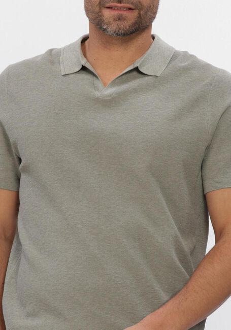 Gr&uuml;ne PROFUOMO Polo-Shirt POLO OPEN COLLAR LUXURY BASIC - large