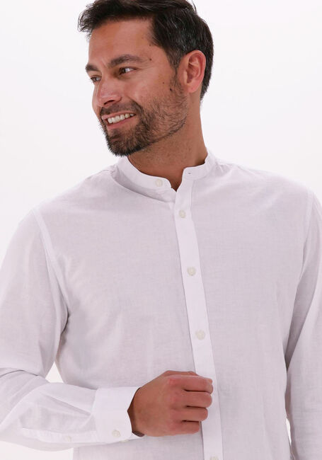 Weiße SELECTED HOMME Casual-Oberhemd SLHSLINEW-LINEN SHIRT LS CHINA W - large