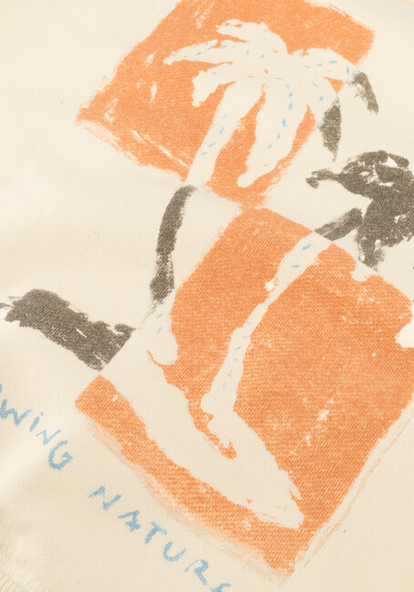 Ecru PLAY UP Sweatshirt FLEECE SWEATER - large