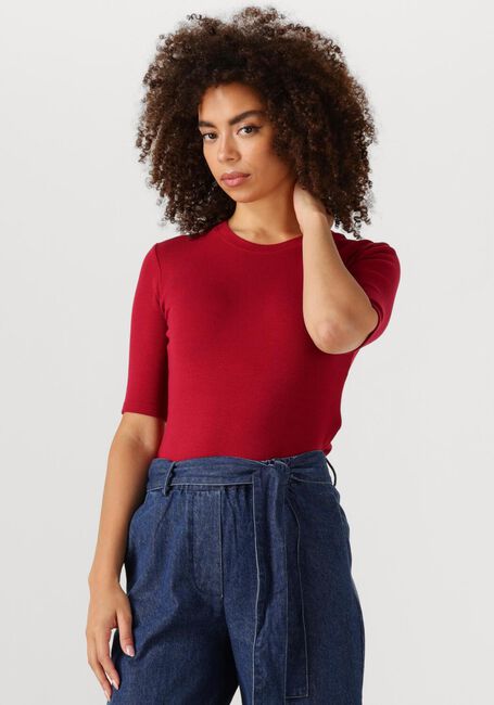 Rote MODSTRÖM T-shirt KROWNMD O-NECK T-SHIRT - large