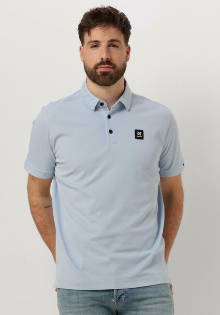 Blaue VANGUARD Polo-Shirt SHORT SLEEVE POLO RASCHEL INTERLOCK - large
