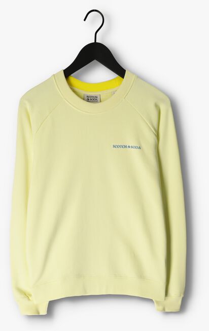 Gelbe SCOTCH & SODA Sweatshirt UNISEX CREWNECK SWEATSHIRT IN ORGANIC COTTON - large