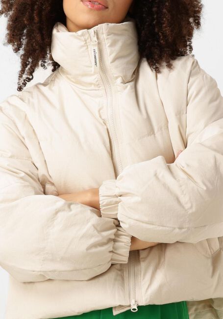 Beige CO'COUTURE Wattierte Jack FROSTY CROP PURR JACKET - large