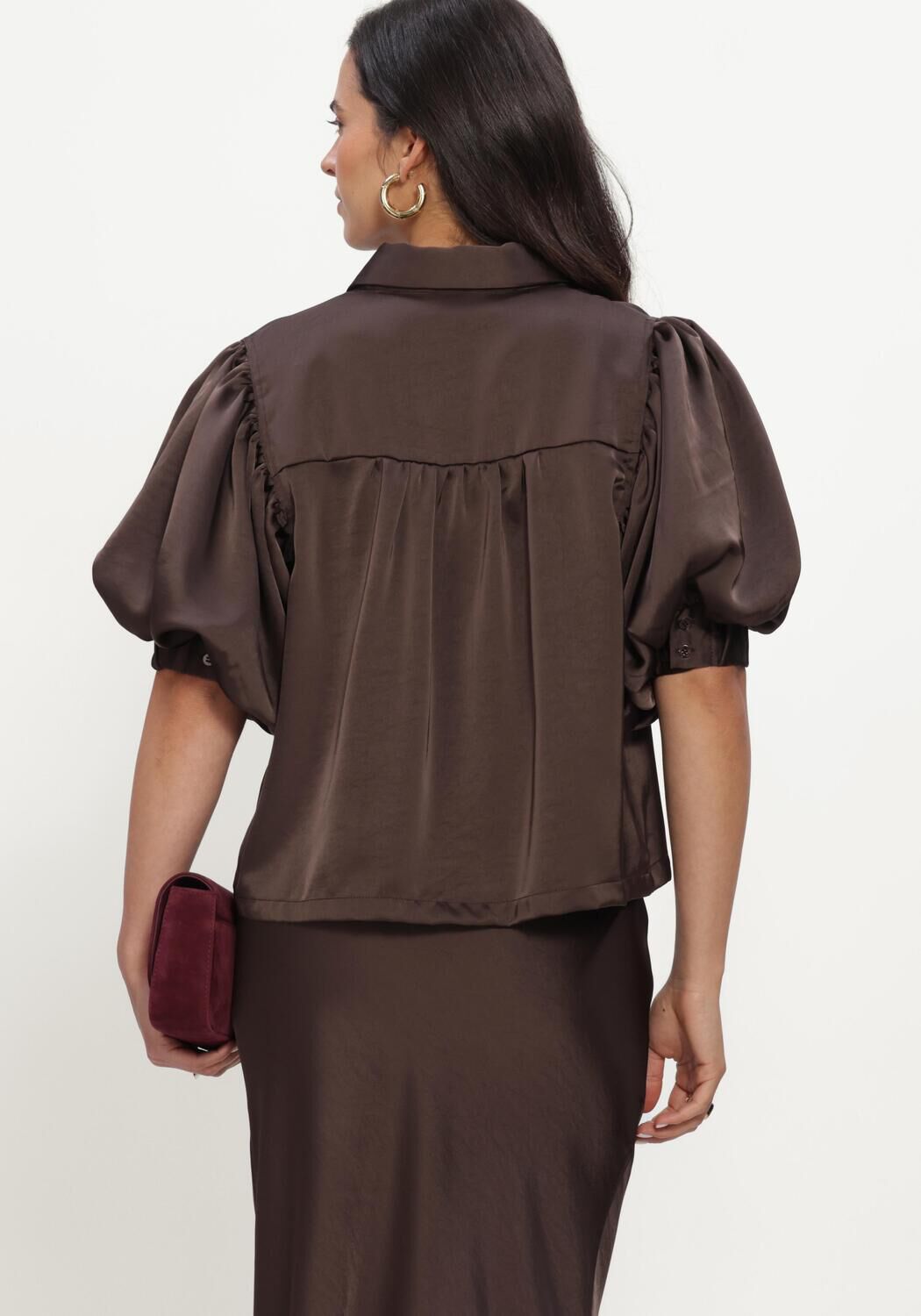 Braune NOTRE-V Blusen NV-INKA - large