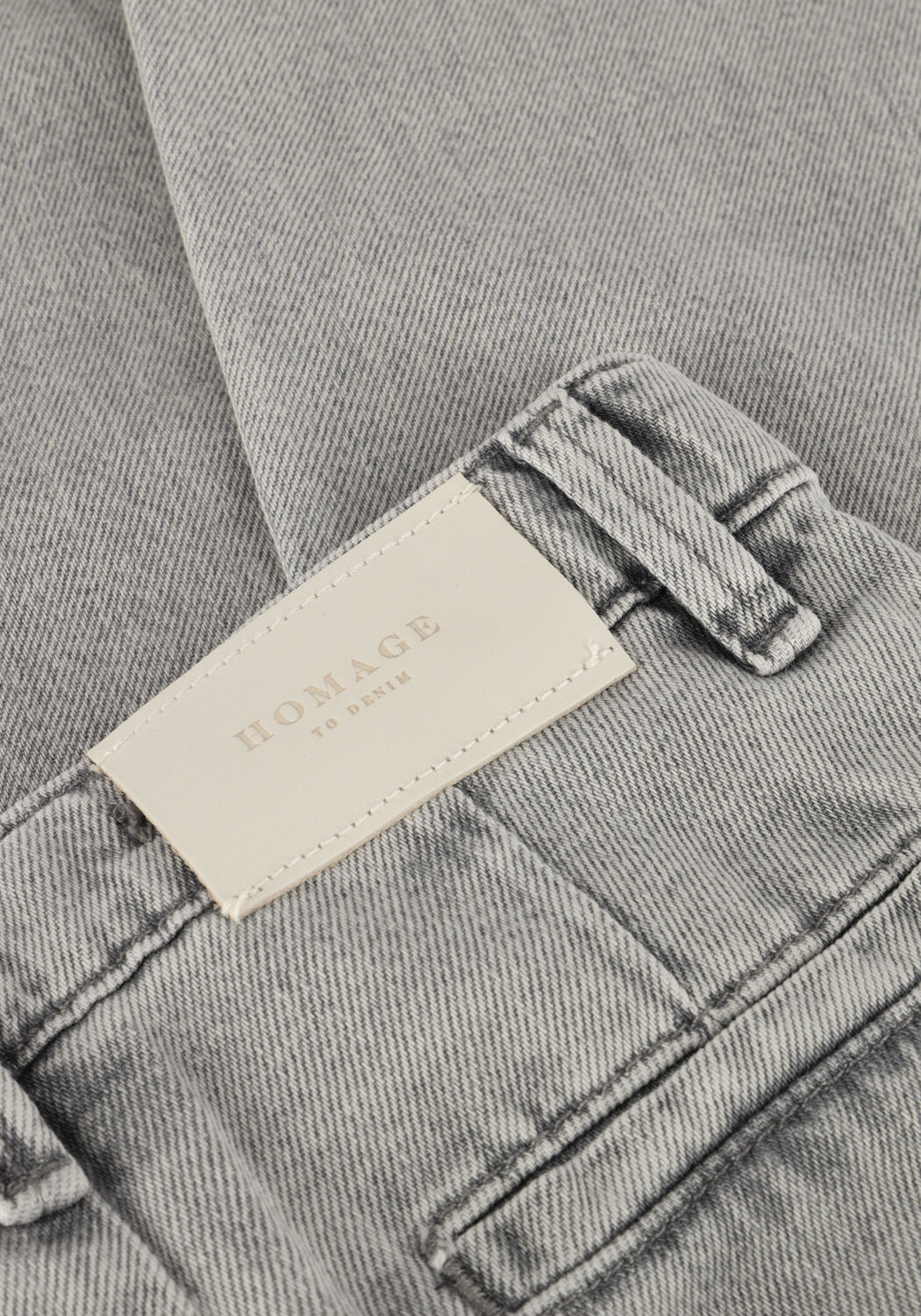 Hellgrau HOMAGE Wide jeans PLEATED JEANS - large