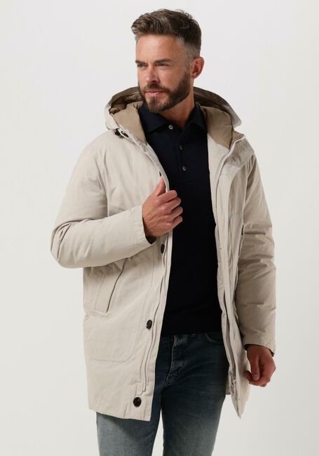 Beige PROFUOMO Wattierte Jack OUTERW PARKA DUCKDWN BEIGE - large