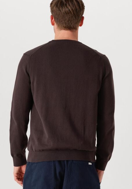 Braune LACOSTE Pullover REGULAR FIT CREW NECK SWEATER - large