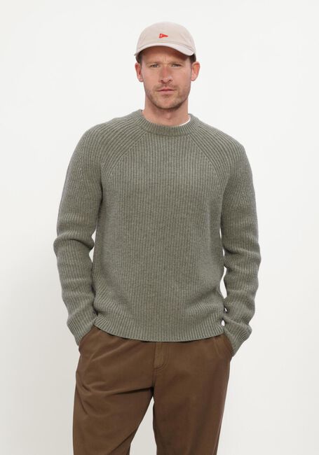 Gr&uuml;ne FOR&Eacute;T Pullover DELTA WOOL RIB KNIT - large