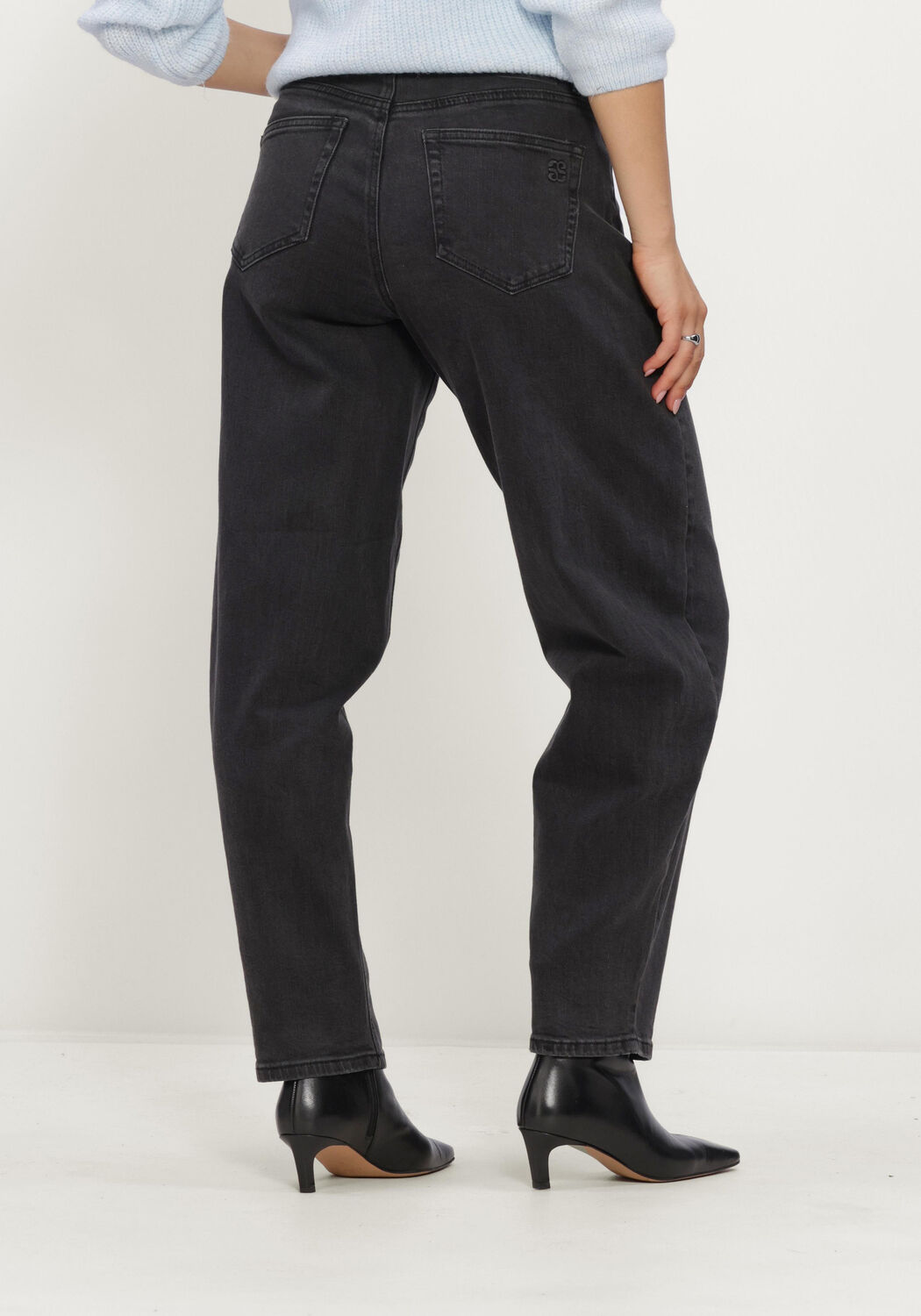 Schwarze MY ESSENTIAL WARDROBE Hosen BALOOMW 144 HIGH BARREL - large