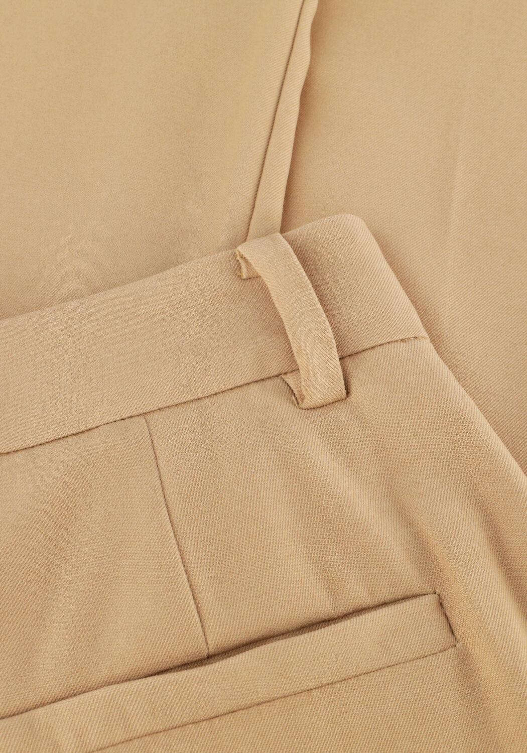 Camelfarbene MINUS Hose LIVINA STRAIGHT LEG PANT - large