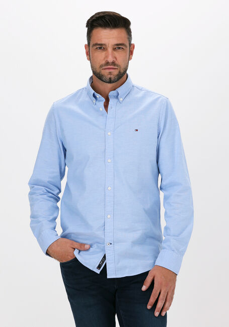Blaue TOMMY HILFIGER Casual-Oberhemd CORE STRETCH SLIM OXFORD SHIRT - large