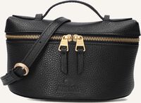 Schwarze FRED DE LA BRETONIERE Handtasche LORI HANDBAG LEATHER - medium