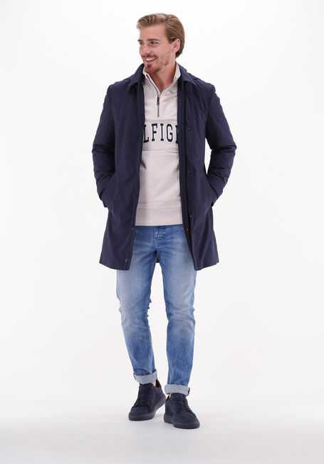 Weiße TOMMY HILFIGER Pullover HILFIGER ARCH CASUAL MOCKNECK - large