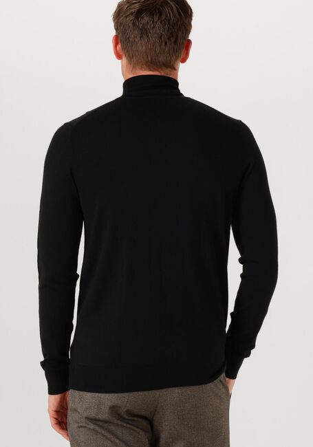 Schwarze PROFUOMO Rollkragenpullover PULLOVER ROLL NECK MERINO - large