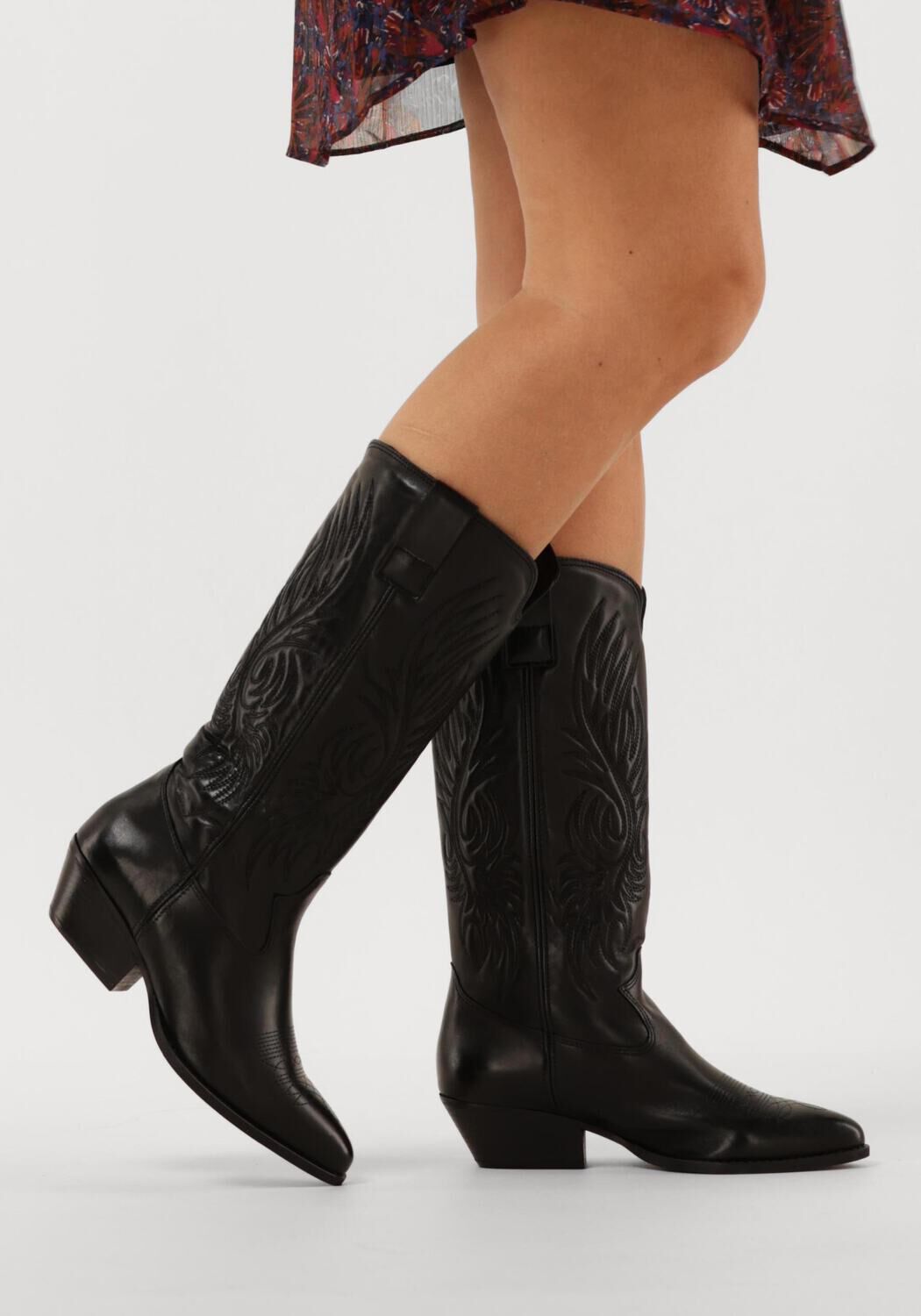 Schwarze OMODA Cowboystiefel D346 - large