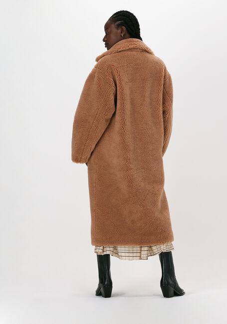 Camelfarbene STAND STUDIO Teddy-Jacke MARIA COAT TEDDY - large