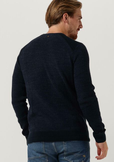 Blaue PME LEGEND Pullover LONG SLEEVE R-NECK COTTON RIB - large