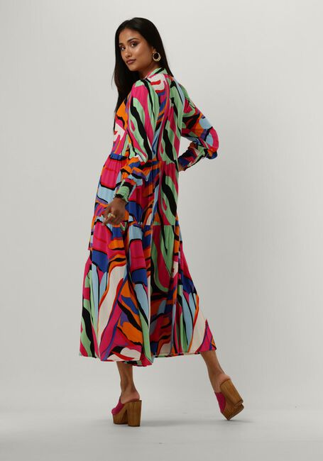 Mehrfarbige/Bunte Y.A.S. Midikleid YASALIRA LS LONG SHIRT DRESS S. NOOS - large
