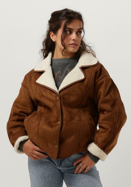 Braune ANOTHER LABEL Jack CLARISSA JACKET - large