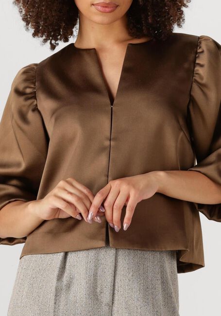 Braune SECOND FEMALE Blusen PERLLA BLOUSE - large