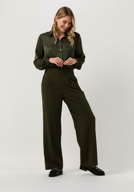 Grüne MY ESSENTIAL WARDROBE Hose YOLA HIGH PANT - large