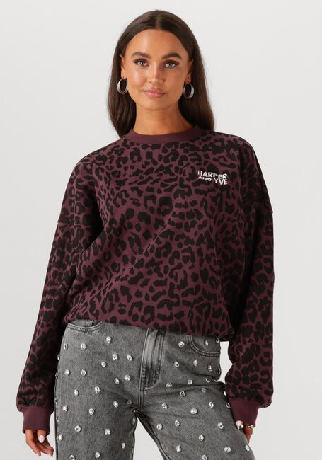 Lilane HARPER & YVE Pullover LEOPARD-SW - large