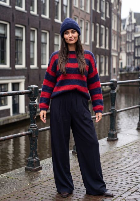 Bordeaux BY-BAR Pullover GIGI STRIPE PULLOVER - large