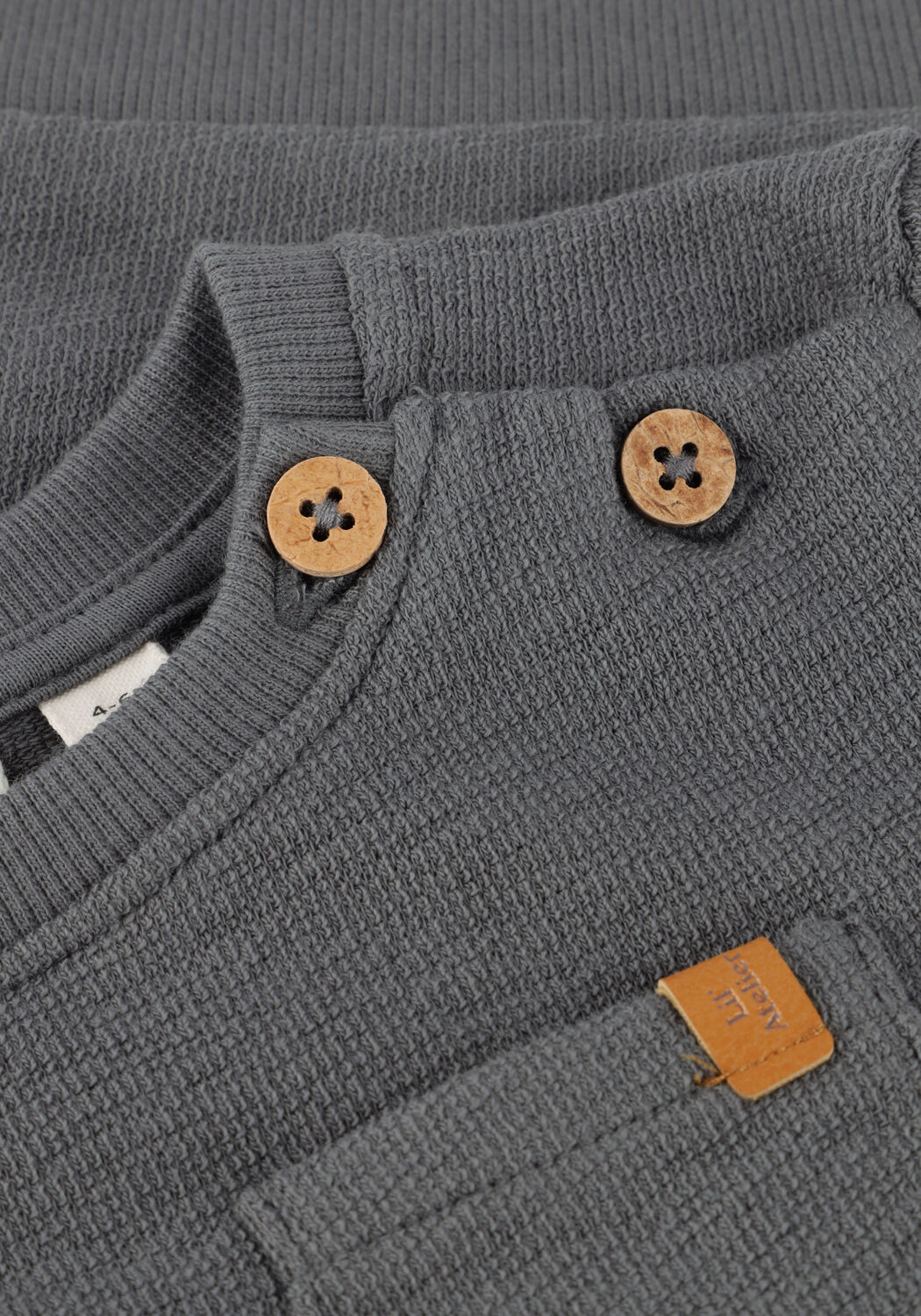 Graue LIL' ATELIER Sweatshirt NBMDIAS LUM LS SWEAT LIL - large