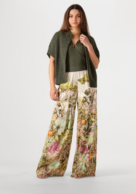 Mehrfarbige/Bunte CAROLINE BISS Weite Hose 1562 - large