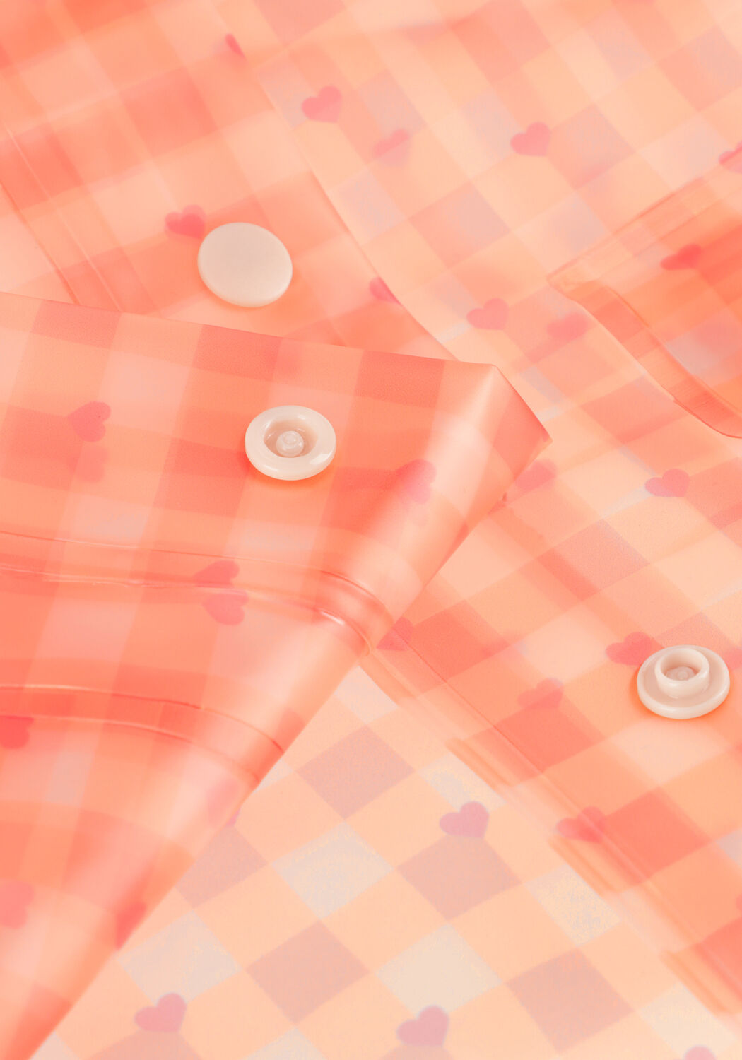 Orangene LIL' ATELIER Regenjacke NMFMAMIO LOOSE RAIN JACKET FO LIL - large