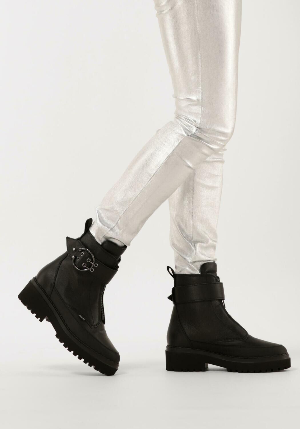 Schwarze NUBIKK Ankle Boots FAE RAY - large