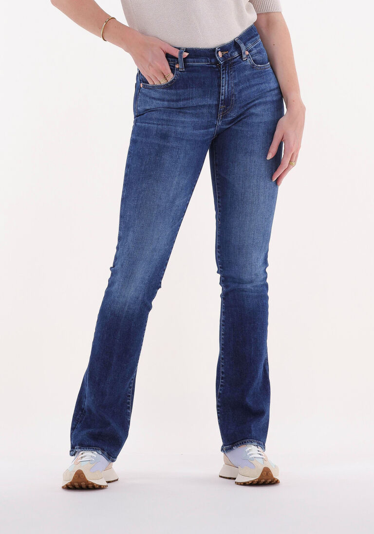 blaue 7 for all mankind bootcut jeans bootcut