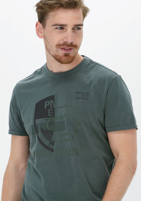 Grüne PME LEGEND T-shirt SHORT SLEEVE R-NECK SINGLE JERSEY GD - large