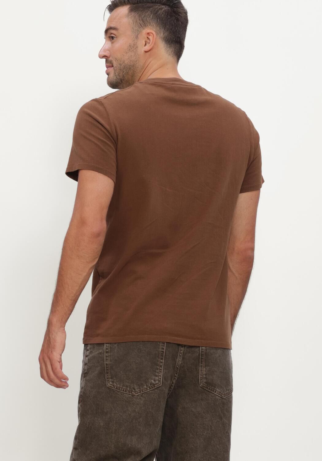 Braune AMERICAN VINTAGE T-shirt YKOBOW - large