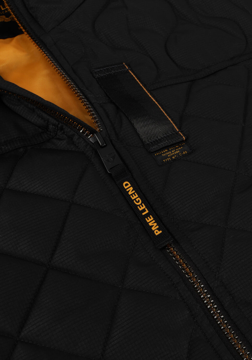 Schwarze PME LEGEND Wattierte Jack BOMBER JACKET CARGO GLIDER 4.0 BRIGHTSTER - large