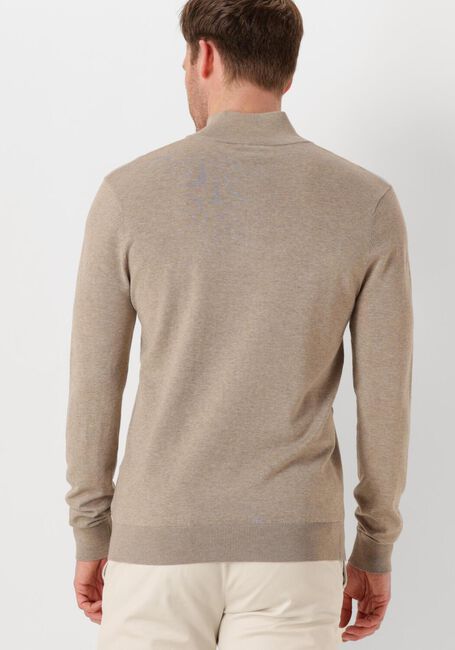 Beige PROFUOMO Pullover HALF ZIP LUXURY BASIC - large