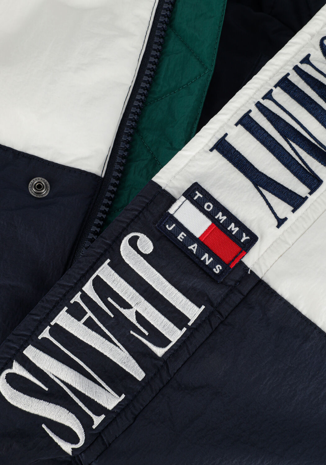 Mehrfarbige/Bunte TOMMY JEANS Wattierte Jack TJM ARCHIVE COLORBLOCK PUFFER - large