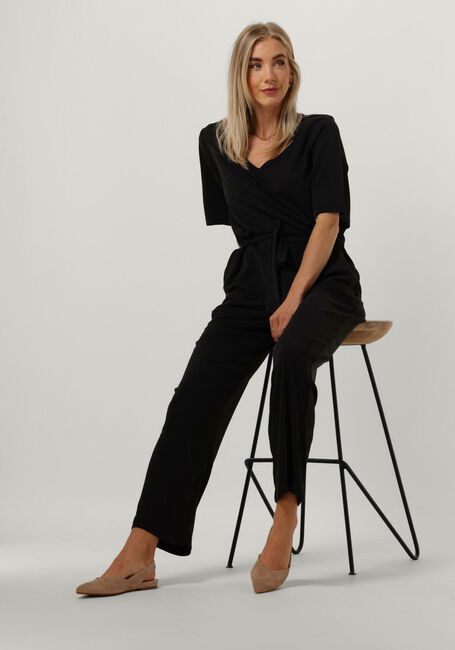 Schwarze MINUS Jumpsuit GISELLE SHORT SLEEVE JUMPSUIT 2 - large