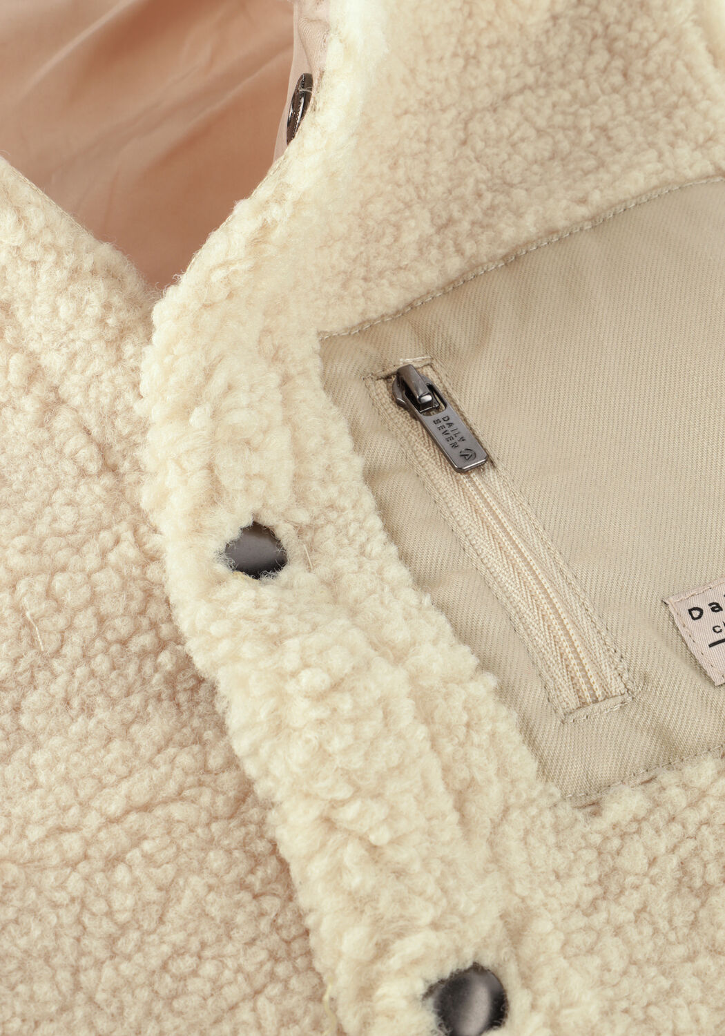 Ecru DAILY7 Bodywarmer BODYWARMER TEDDY - large