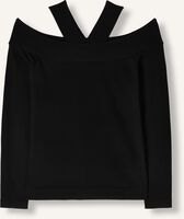 Schwarze SUMMUM Pullover BARE SHOULDER TOP DULL Schwarze SUMMUM Pullover BARE SHOULDER TOP DULL - medium