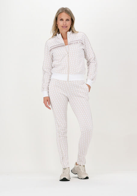 Creme GUESS Strickjacke BRIANNE ZIP JACKET - large