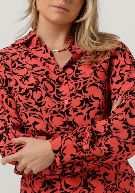 Koralle ALIX THE LABEL Blusen LADIES WOVEN TWO COLOUR BLOUSE - large
