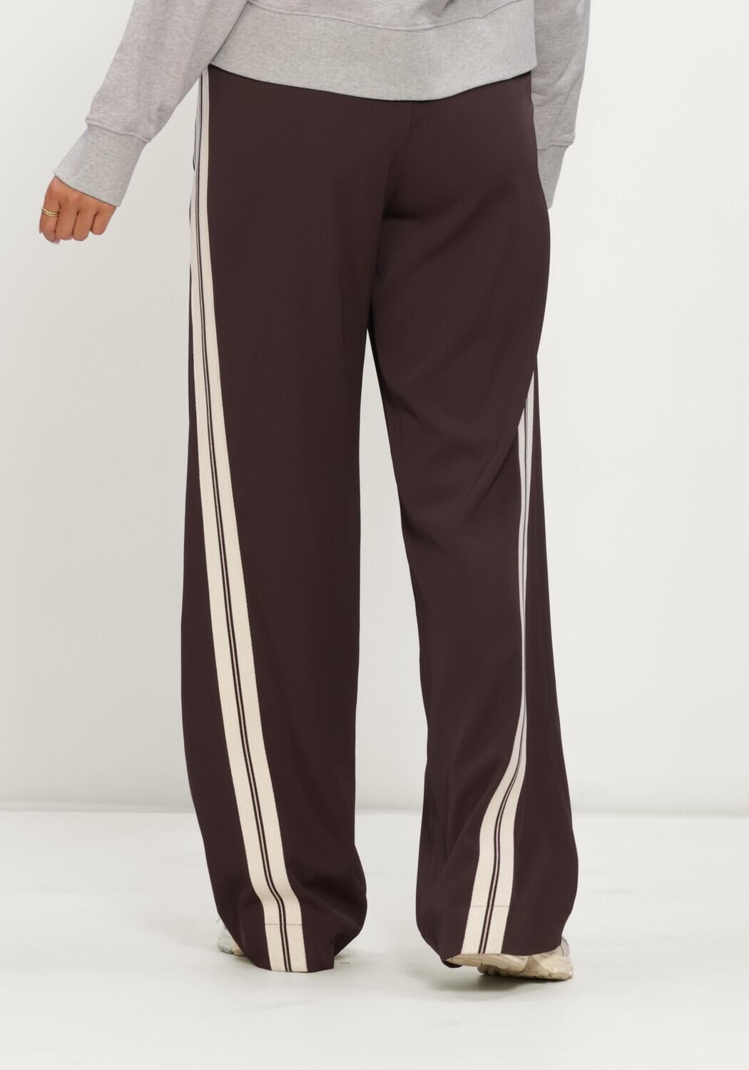 Braune CO'COUTURE Weite Hose ALINICC DOUBLE PANEL PANT - large