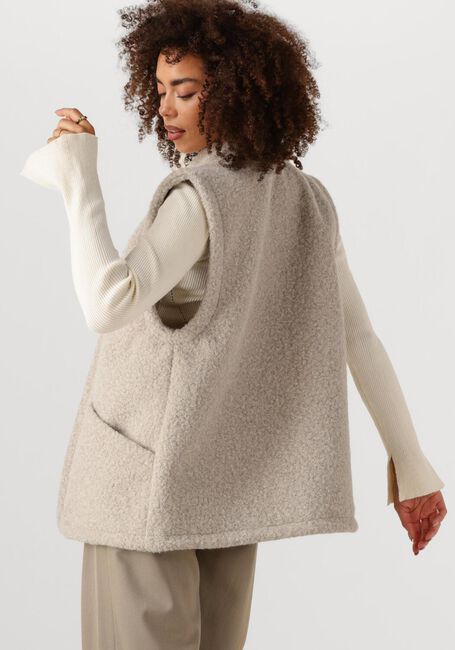 Beige MOVES Gilet KITTAH GILET 4331 - large